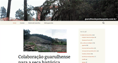 Desktop Screenshot of guarulhosdepontaaponta.com.br